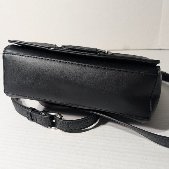 Steve Madden - leather black small purse with removable strap - New - Picture 5 of 12